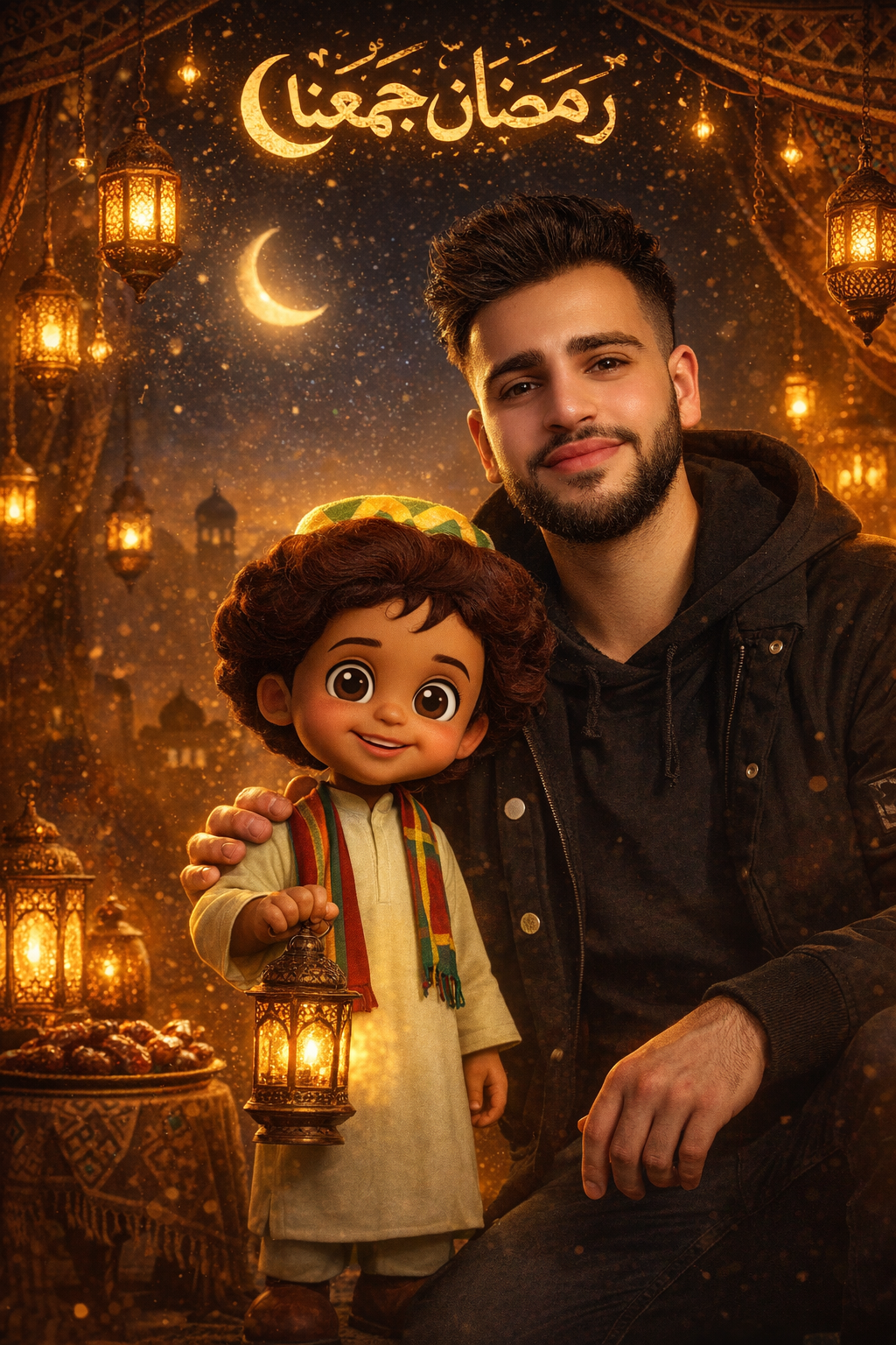 طريقة عمل صورة رمضان